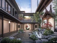 中式园林 106万起买精装洋房 可以用实地看房
