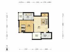 【拥金1】邮电公寓 1室1厅 67.01平
