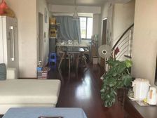 楼上2房间1书房1储藏室,送家具家电,带固定车位,南北双陽台