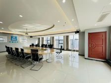 富尔顿财富中心整层装修 空调自控 带厨房带上下水公司直租