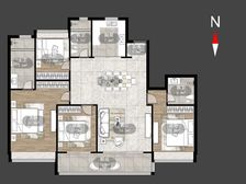 正衡旁 天翌 精装 大平层 全新 没住过 嘎嘎新 可以大刀