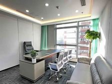 大望路地铁正对电梯精装办公室出租6个功能间60个工位紧邻金地