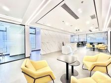 炫酷科技装修!职能工区分区!8隔间三面采光正电梯口!IT芯片