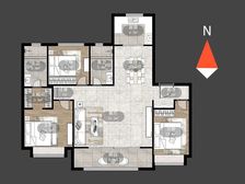 六恒科技豪宅 淹南金茂府 精装 洋房好楼层 奢华大宽厅