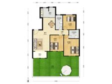 世纪梧桐 新出电梯洋房1楼带大院子 带车位450万 上海道
