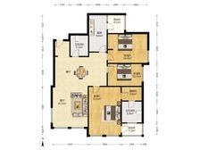 和乔丽晶:总高8层电梯洋房大三室.南向楼层好.采光好,价格好