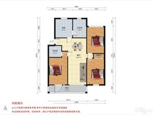 东旺公寓 132.03平3居 南北向中装修 自住保养好