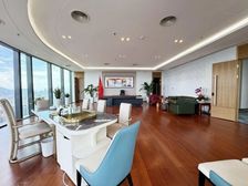 车公庙地铁口 博今商务大厦800平豪装海景带家私 近京基滨河