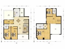 中海胥江府大4居有车位落地窗地下室经典户型