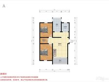 祥和家园 88.78平2居 南北向精装修 安静不临街