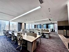 静安苏河湾中心丨豪华装修500平丨双面落地窗看苏州河景