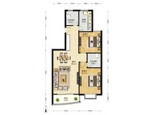 海洲丽园新出急售南北通大2房 捡漏房源有车位 满五年无稅费