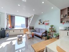 恒基发现岛朝南 精装复式1室 中间楼层 全天采光 中间楼层