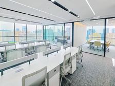 电梯口丨动静分区接待优选丨高区视野采光通透!4隔间30工位