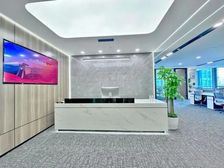 呼家楼商圈 中青大厦 精装修带家具 高区正对电梯 特价出租