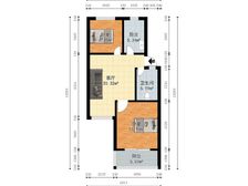 泾阳家园,南北通两房一厅,单价4.3万 满五年