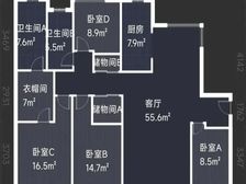 快刀手,小樊带您看,华侨城八期新出精装大平城送露台 价格美丽