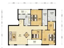 快刀手,小樊带您看,华侨城经典大平层,大面宽 满五年,