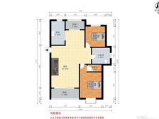 祥和名邸 115平2居 南北向简装修 安静不临街