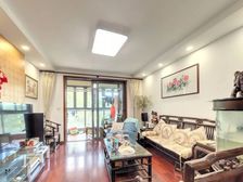 全明户型小区央座,南北蝶式户型,主卧八角落地窗