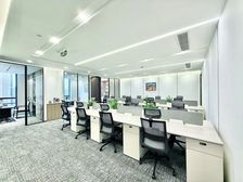 房东送茶台!双面采光(4隔间30工位) 地铁口现房 家具齐全