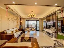 华侨城天鹅湖头排景观平层奢装新中式风全屋 紫檀还送2车位