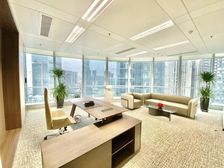 金融城CBD丨双面采光3隔间24工位丨大气老板间·商务接待