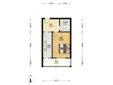 拥金1% 园丁公寓 大一室 田字格户型 私产满5年诚意出售