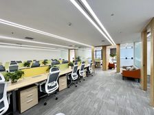 融科望京中心SOHO对面精装办公室284平4个带家具直租