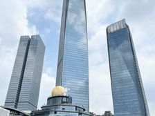 民盈国贸中心200平办公室出租家私齐全,鸿福地铁口物业,台商