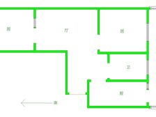 刘美丽推荐您 金联公寓 79㎡ 南北通透2室82万