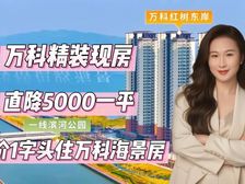 降!总价直降百万!万科红树东岸海景3房!单价1万7!即买即住