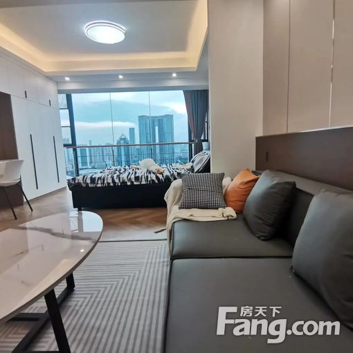 大一房一厅望天河体育中心景观体育东路都市华庭高层简约干净