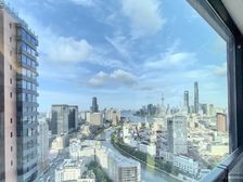 苏河湾高区4房,俯瞰双湾盛景,陆家嘴及百年外滩