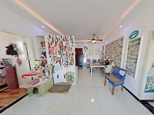 盛福绿城百合花园?精装小三居 中间楼层