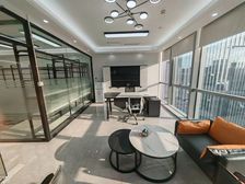 万科东江之星158平简约创意办公室 R1地铁口电梯