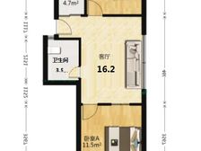 绿川小区 66.09平2居 南向简装修 方便看房 超低价