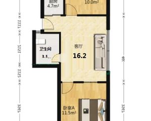 绿川小区 66.09平2居 南向简装修 方便看房 超低价