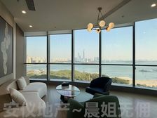 开发商直招—苏州中心全湖景精装 可定制装修—双地铁口落地窗