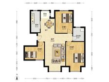 格调竹境 三室 精装修 拎包入住 中间楼层 诚意出售