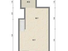 巴黎公寓,朝南一楼,全明小2房,带独用天井,41街坊,近思南