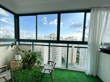 欲住琼楼玉宇,今在丝庐花语,板式南北通.三房,赠送大露台车位