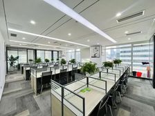 林和西地铁口耀中广场 400方7个隔间 拎包入住单位出租