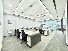 龙潭市甲写!房东直租丨超大前台 5隔间18工位丨钢铁领域旁