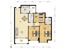 富元利和豪庭一期电梯房拎包入住前后无遮挡高端小区