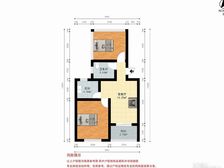 真源小区 56.14平2居 南向精装修 自住保养好