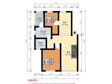 真源小区 68.2平2居 南北向精装修 视野无遮挡