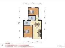 三期板式两房,满五年,税费低,健身楼层,拎包住。