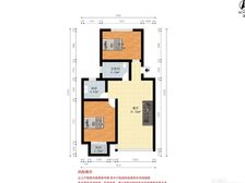 真源小区 88.19平2居 南北向中装修 方便看房