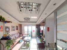 南庄佛山万科城104平三房江景房户型方正视野宽阔